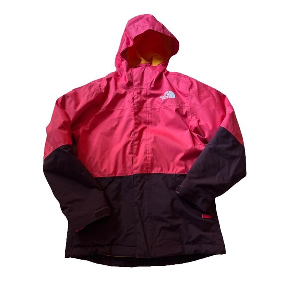 The North face Girls Orange Two Series Jackets Size Medium - Picture 1 of 7
